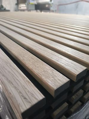 Grade E0 B2B Bulk Natural Wood Acoustic Wall Panels Akupanel Panel Soundproof 0.86-0.95 Sound Absorption Coefficient