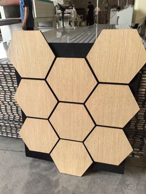 OEM ODM Wood Veneer Acoustic Panels 10mm Thickness