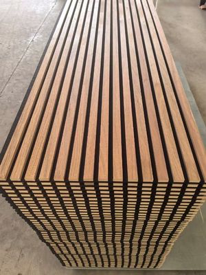 Natural Bamboo Wood Akupanel Acoustic Wall Panels Building Materials Custom