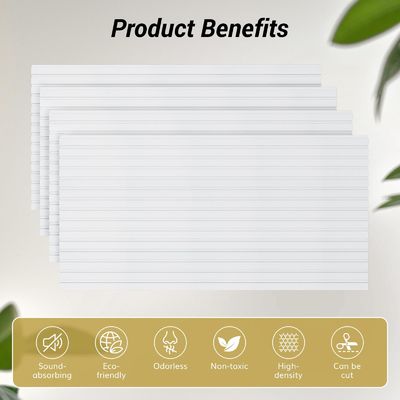 Modern Double-Layer Decorative Acoustic Wall Panel Polyester Fiber Sound Insulation for Hotels with Graphic Design Solution