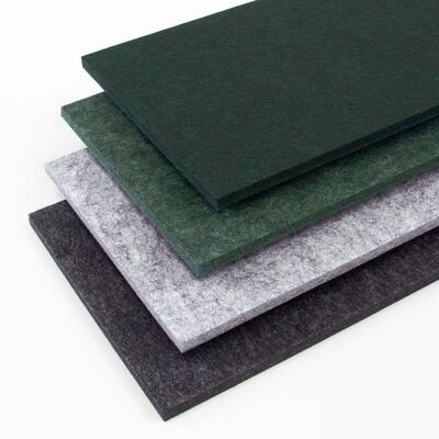 Eco Friendly Polyester Fiber Acoustic Panels For Modern Interior Design Adhesive PET