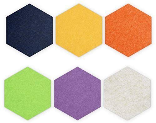Hexagonal Acoustic Panel CATILAN PET Sound-absorption Panels High NRC 0.85 Custom Shape Class A And Class B Flame Retardancy