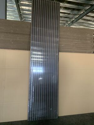 2400 X 600 Wood Slat Wall Wood Slat Grooved Acoustic Panel  Sound Proof Board