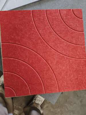 Customized Pattern PET Acoustic Panel Recyclable Acoustic Panels Sound Absorption