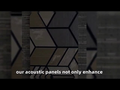 10mm PET Wood Veneer Slat Acoustic Decoration Panel No MDF