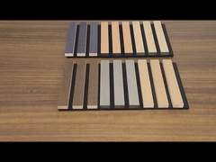 Customized Wood Akupanel Veneer MDF PET for Environmental Protection Grade E0 21/11/13mm Thickness